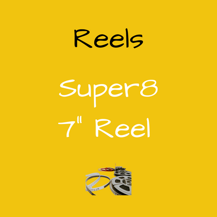 Super8 Reel 7" transferred Choose the option of a transfer to DVD or Memory Stick transfer of 1 7" Super8 Reel Transfer service of Super8