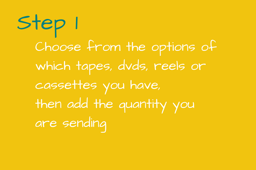 Mistere Transfers step 1 choose your dvd transfer service
