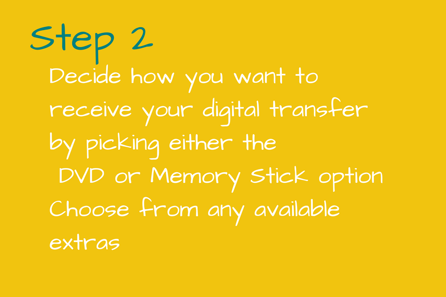 Mistere Transfer step 2 choose how to have your order transferred to digital